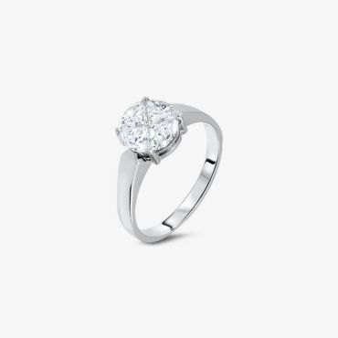 Glowy Diamond Vanki Ring